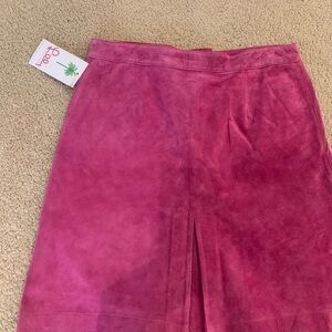Lilly Pulitzer Vibrant Pink Pencil Skirt